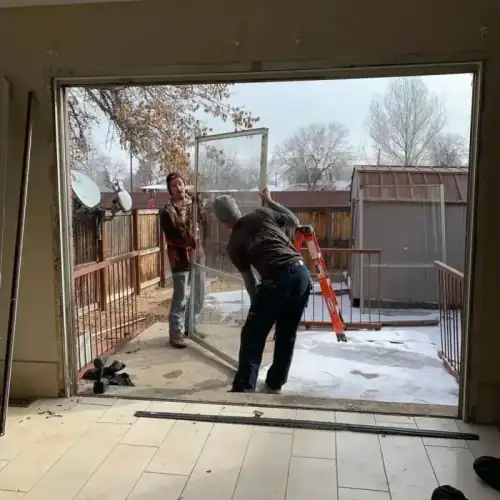 sliding glass door installation